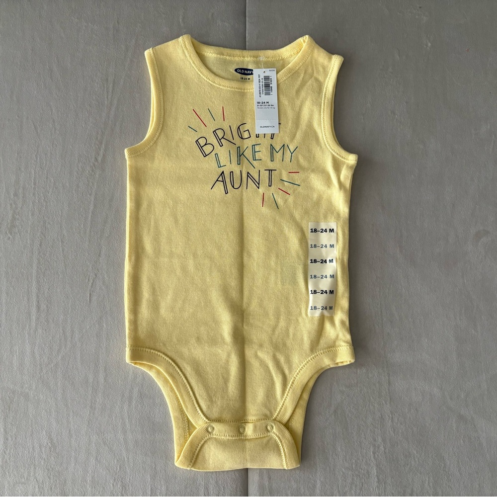 ⭐️4/$20⭐️ Yellow Tank Onesie